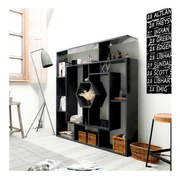 Regál Labrader (černá)