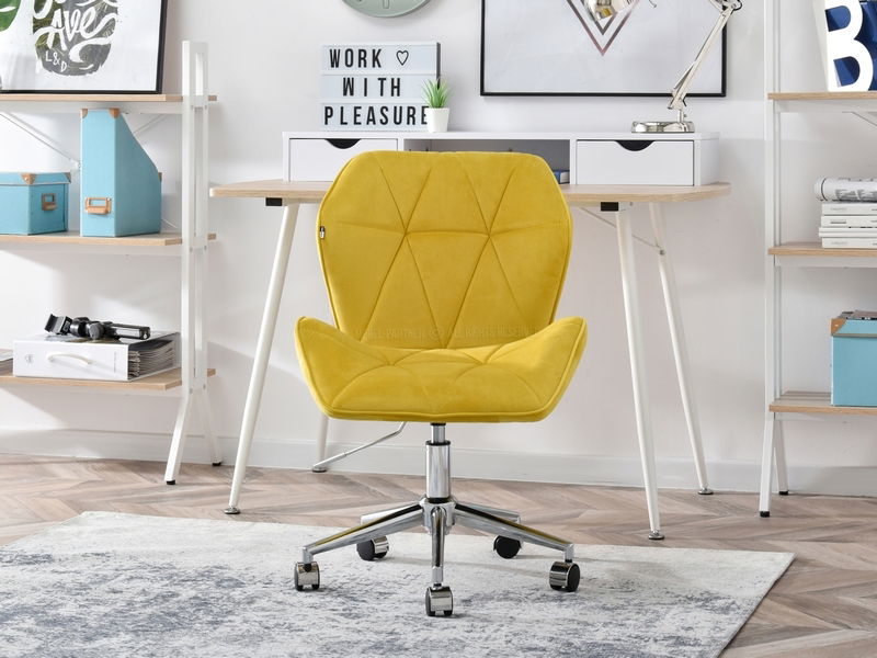 Křeslo Velma M (žlutá + černá)