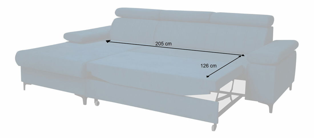 Rohová sedačka Felicita (tmavozelená) (P)