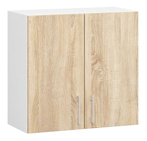 Horní kuchyňská skříňka Lula w60 (bílá + dub sonoma)