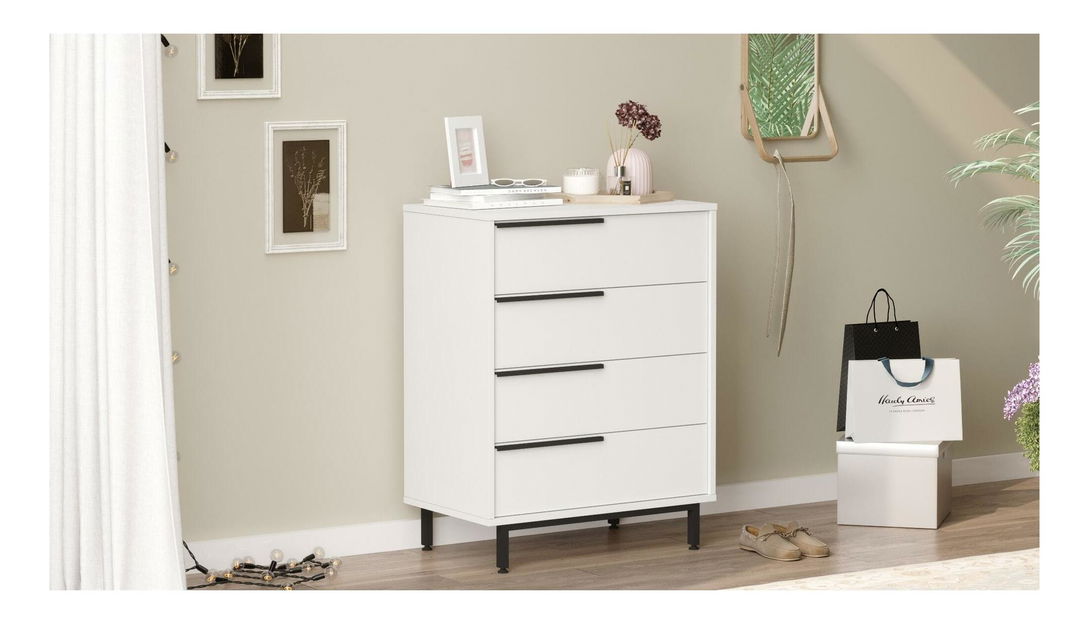 Komoda Otto 17 (bílá + černá)