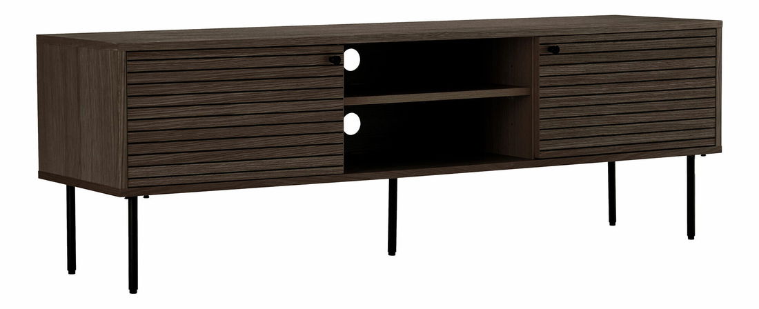 TV stolek/skříňka Ksitina 2 (tmavě hnědá)