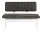 Lavice Vlasta 3 (bílá + antracit) (s úl. prostorem)