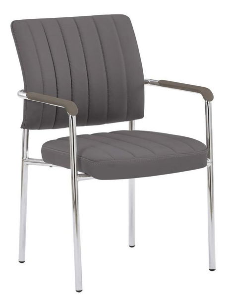 Konferenční židle Flos (taupe + chrom)