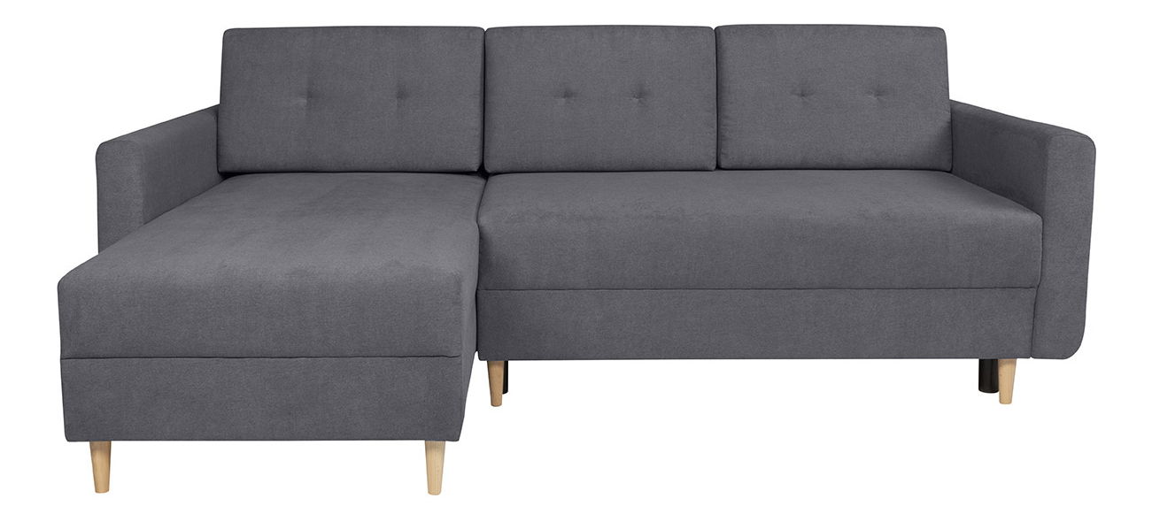 Rohová sedací souprava BRW Feliz Lux 3DL.URC (šedá) (L)