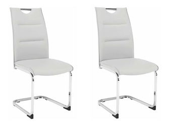 Set 2 ks. jídelních židlí Tossa (světle šedá) *výprodej