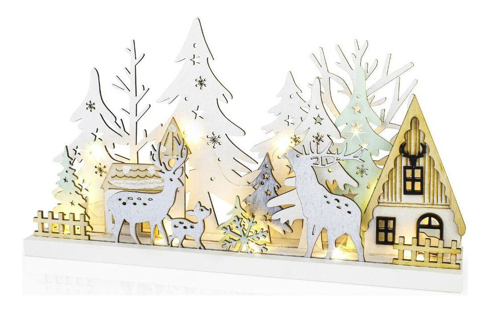 Světelná dekorace ZIMNÍ LES RXL 466