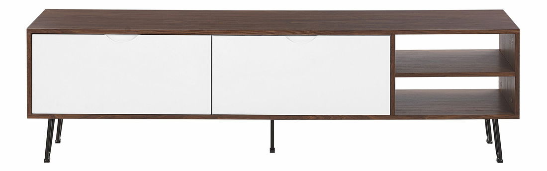 TV stolek/skříňka PIXO (MDF) (tmavé dřevo)