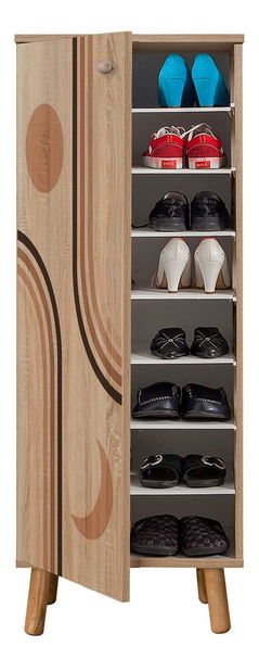 Botník (skříňka na boty) Beside 15 (dub sonoma)