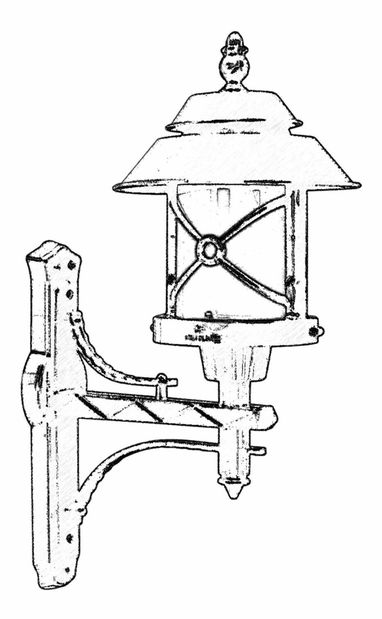 Venkovní nástěnné svítidlo Daphne (černá + bílá)
