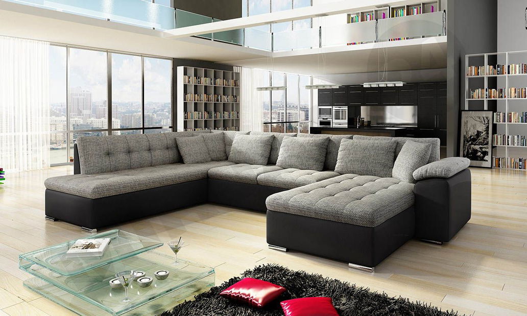 Rohová sedací souprava Talia (rezavá)