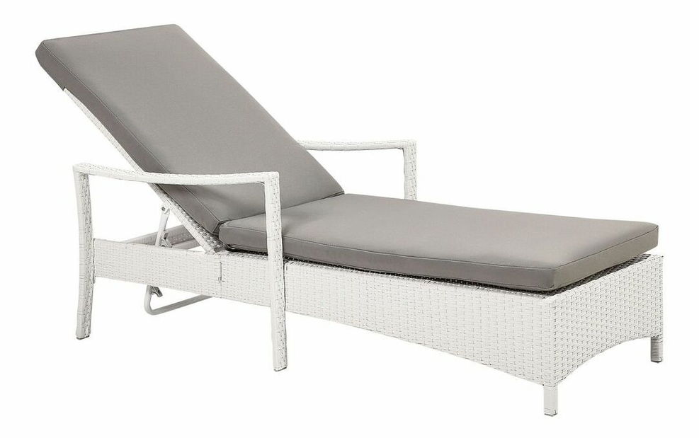 Zahradní lehátko Varo (bílá)