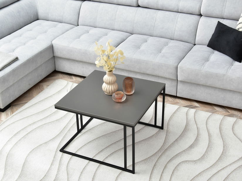 Konferenční stolek S Defraudado (grafitová + černá)