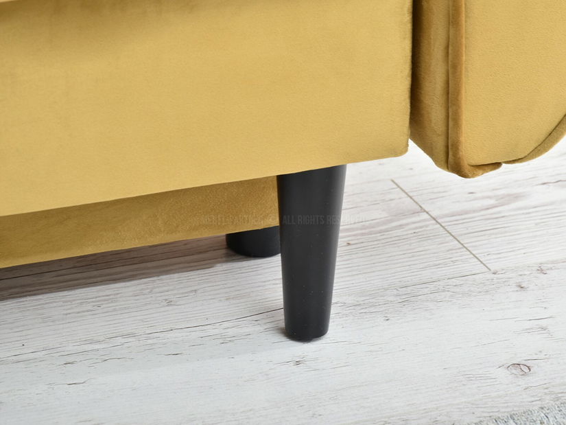 Pohovka dvousedačka Lirica (černá)