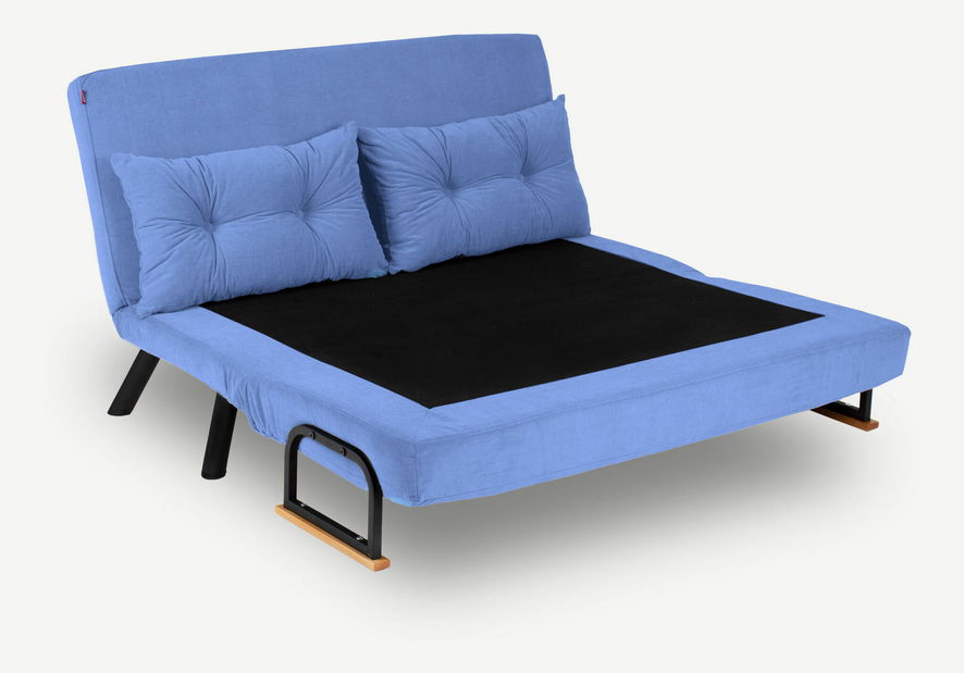 Pohovka futon Sandy (modrá)