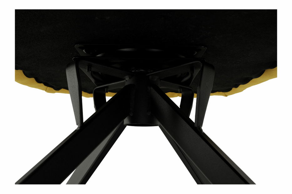 Dizajnové Otočné křeslo Komand (žlutá)