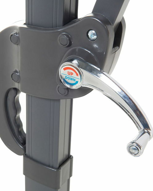 Zahradní slunečník 300 cm SAVISSI (hliník) (antracit)