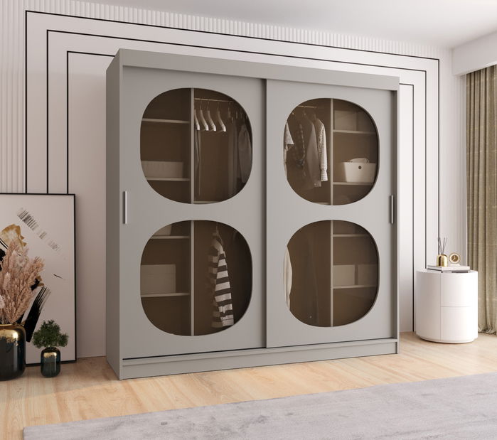 Šatní skříň 200 cm Boomer 2 (kašmír)