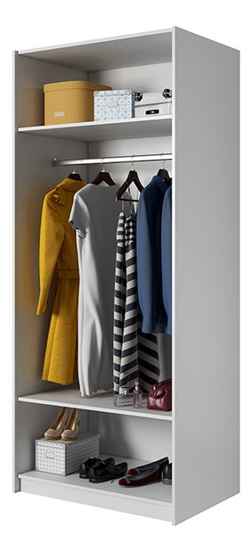 Šatní skříň Xenos 100 (bílá)