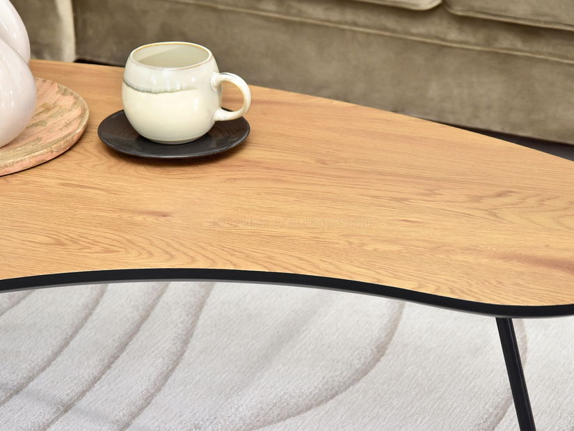 Konferenční stolek Sirius (dub + černá)