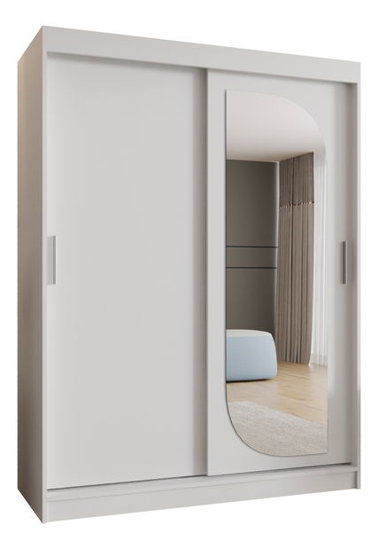 Šatní skříň 150 cm Lulu (bílá)