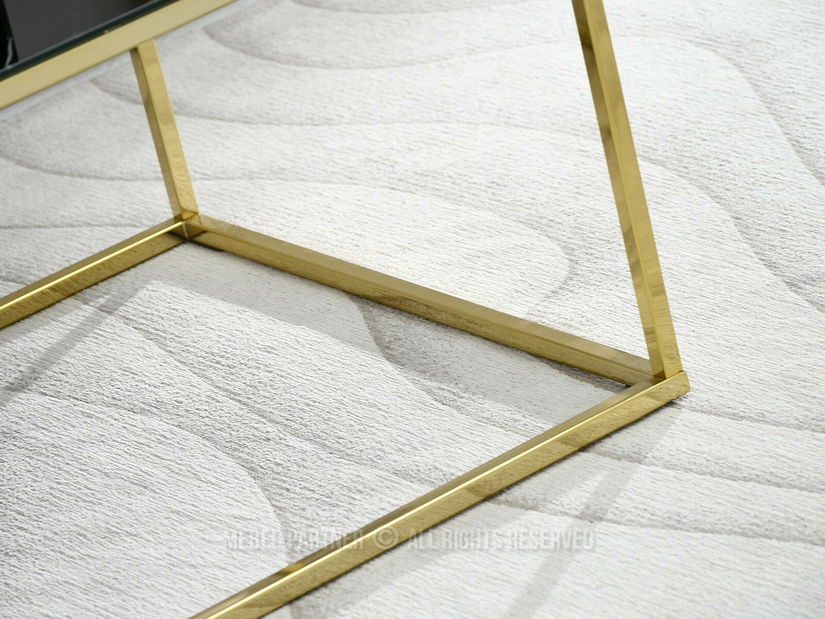 Konferenční stolek Bella M (černá + zlatá)