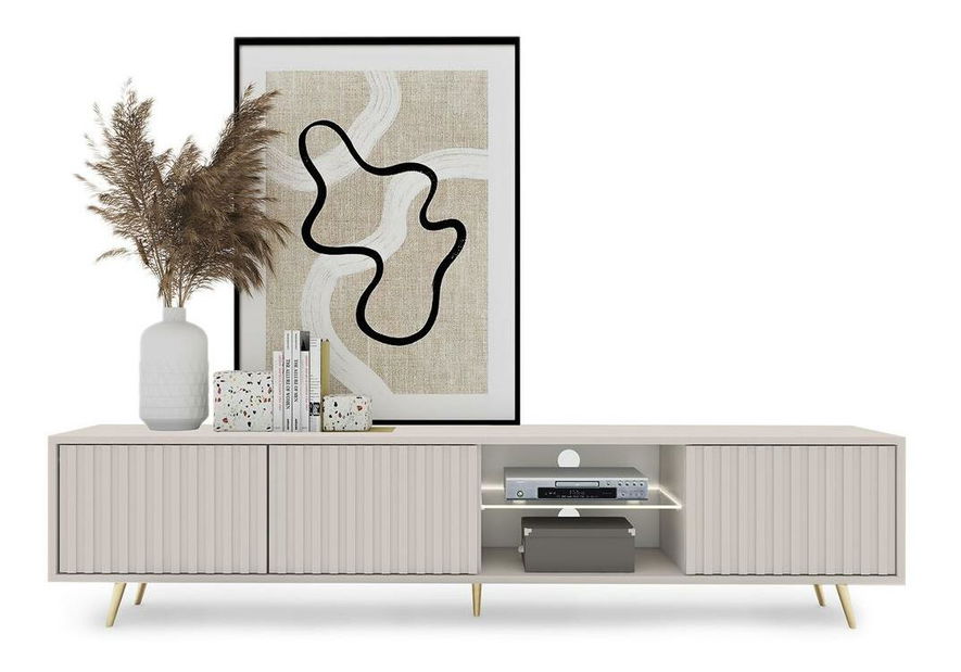 TV skříňka/stolek Biel 175 (sivobéžová)