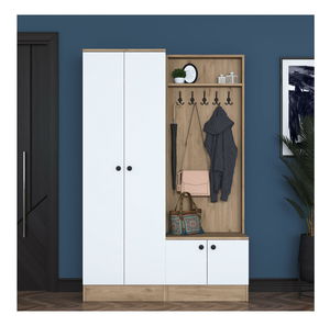 Předsíňová stěna Pixie 11 (ořech + bílá)