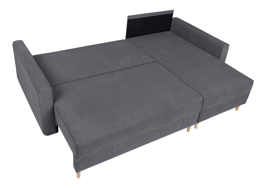 Rohová sedací souprava BRW Feliz Lux 3DL.URC (šedá) (P)