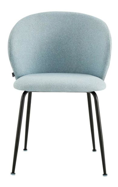 Jídelní židle Medial (šedomodrá + černá)