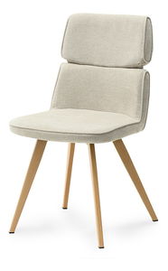 Jídelní židle Minero (béžová + dub)