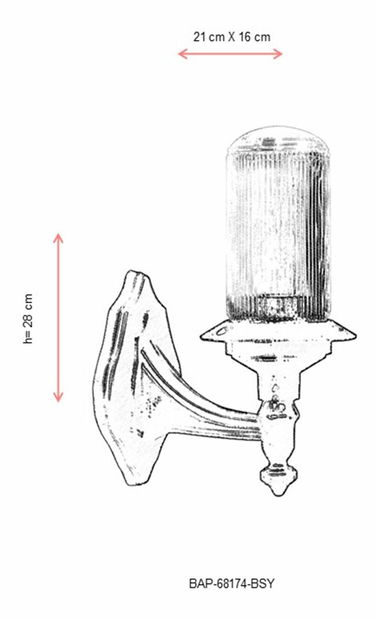 Venkovní nástěnné svítidlo Danish (černá)
