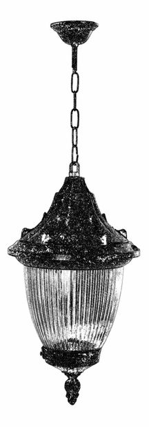 Venkovní lustr Asim (hnědá)