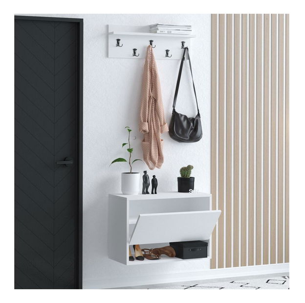 Předsíňová stěna Aliex 1 (bílá)