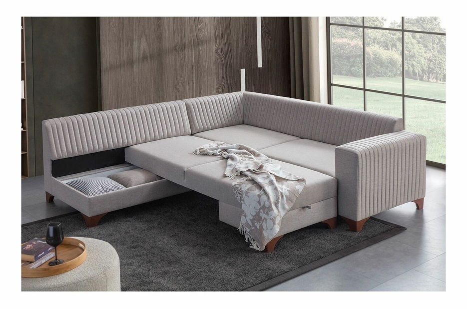 Rohová sedačka Westy (šedá) (P)
