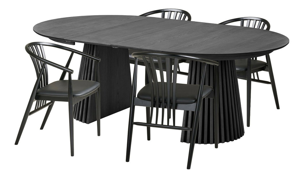 Jídelní set Ornelia 1 (černá)