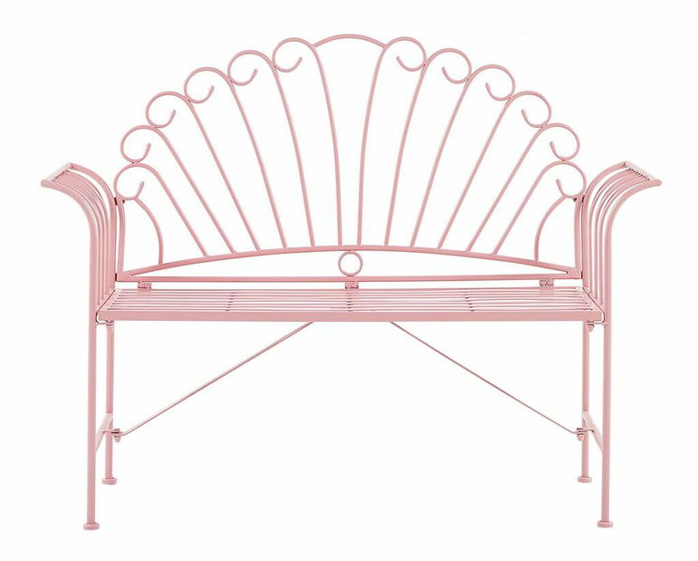 Zahradní lavička CAVEA (růžová)