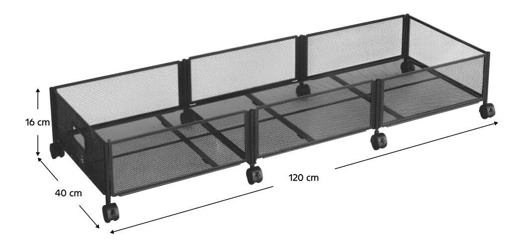 Organizér pod postel Tomka 2 (černá)