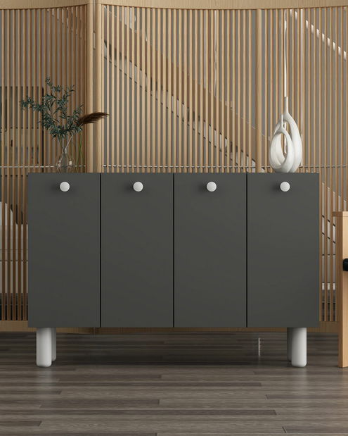 Skříňka Betí (bílá + černá)