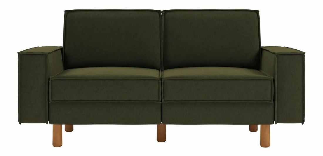 Pohovka třísedačka Spary 3 (karamelová + ořech)