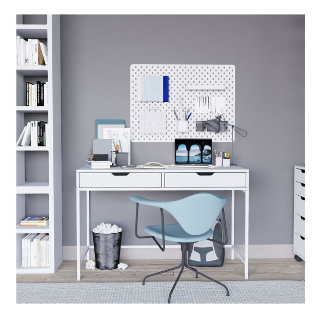 Psací stůl Durun (bílá)