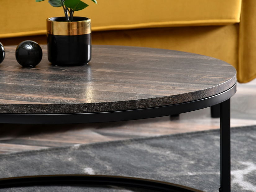 Konferenční stolek Kolja Stolek S (dub + černá)