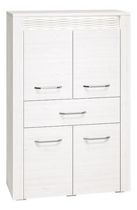 Policová skříň Catarina 6 (bílá)