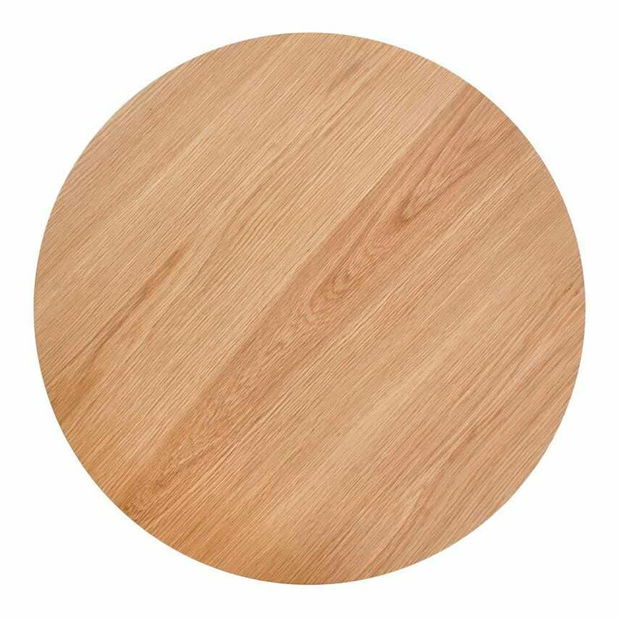 Konferenční stolek Argelia (přirodně dřevo + bílá)