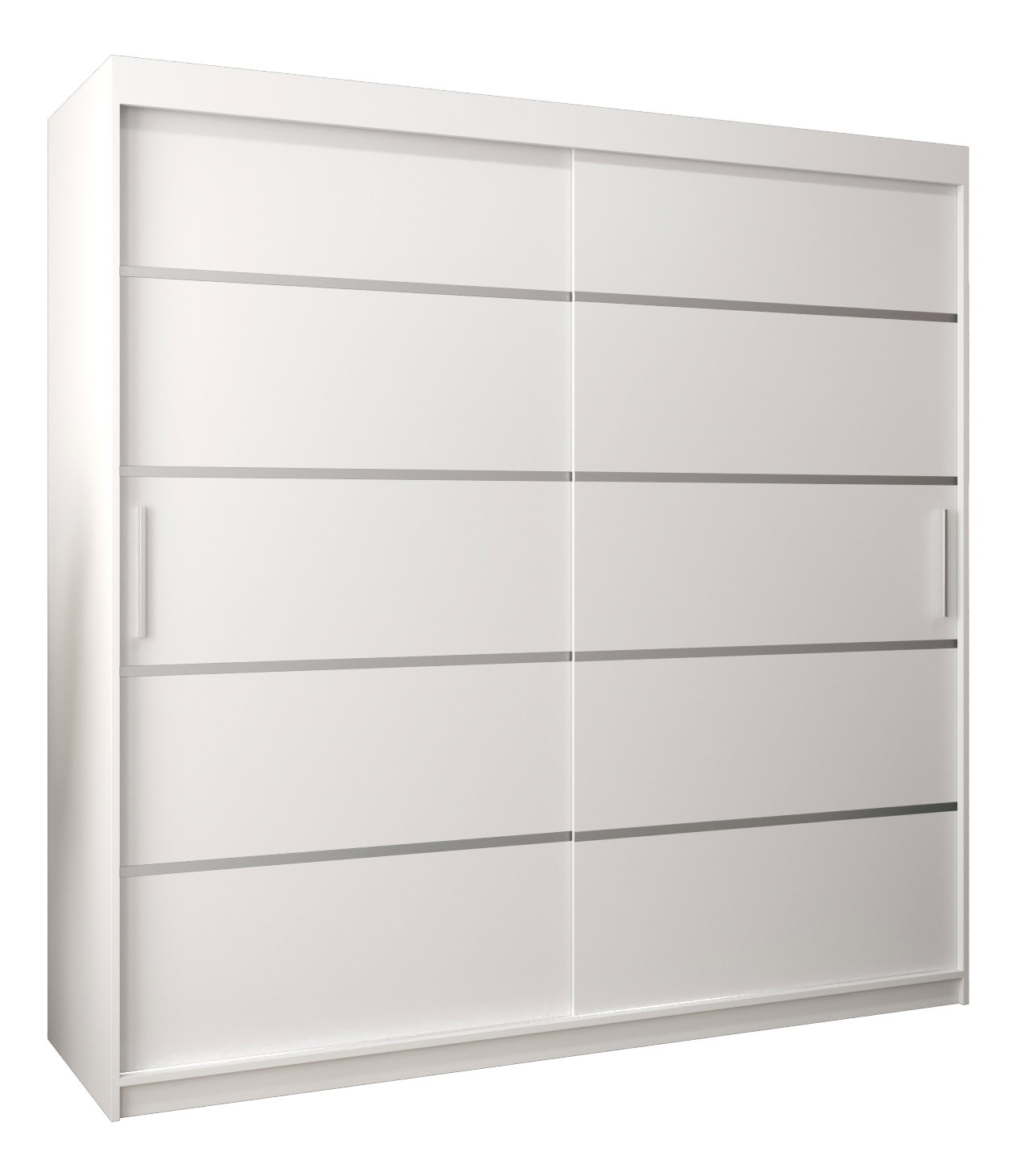 Šatní skříň 250 cm Verika 1 250 (bílá)