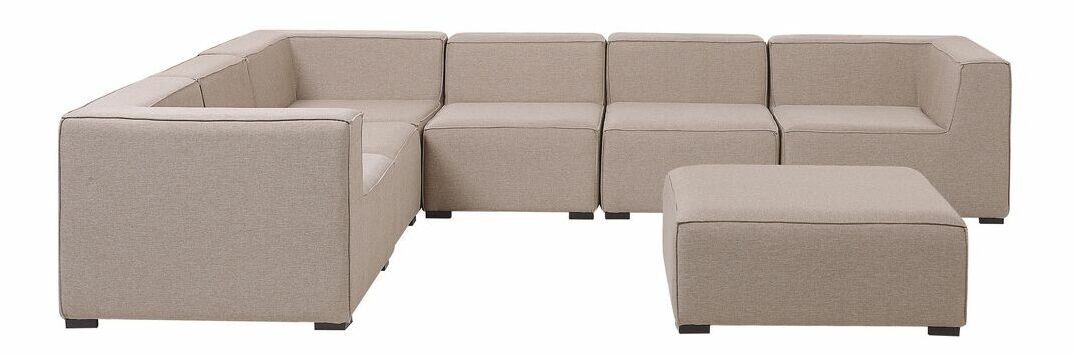 Zahradní sedací souprava ARRIVE (béžová) (pro 7 osob)