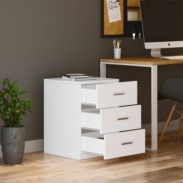 Komoda Vincent 3 (bílá)