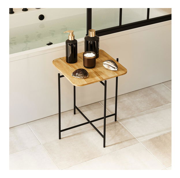 Konferenční stolek Museli 3 (černá + přírodní)