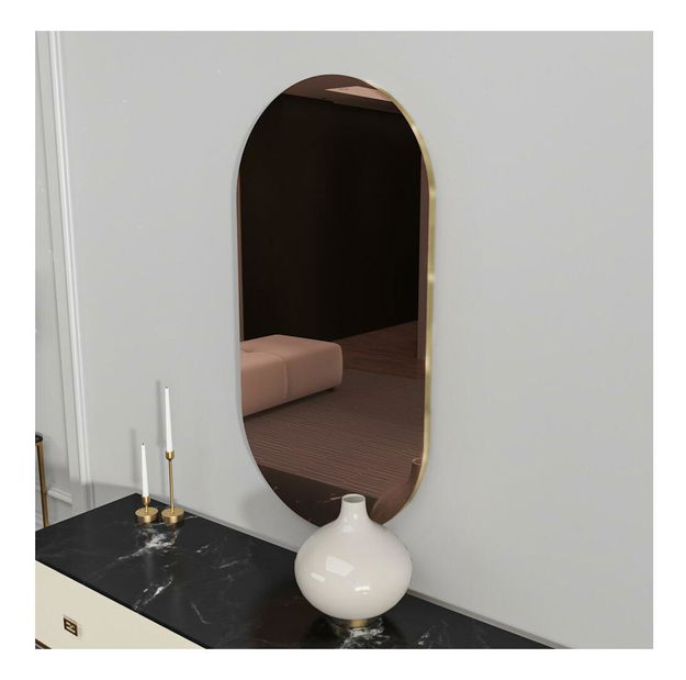 Zrcadlo Nekada (bronzová + zlatá)