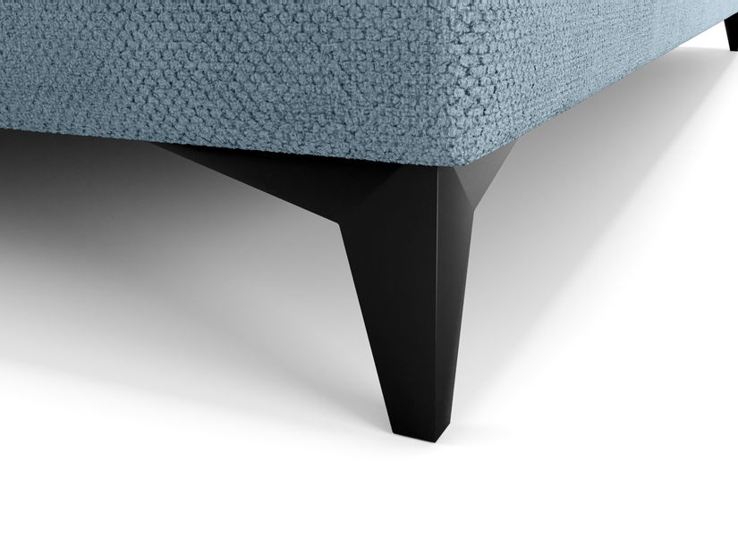 Jednolůžková postel 80 cm Ortega Bonell (světlomodrá) (s roštem, bez úl. prostoru) (s LED osvětlením)